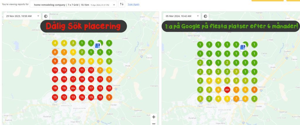 Hemrenovering Lokala företag resultat